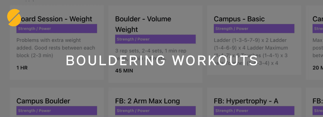 Cover Image for Bouldering Workouts