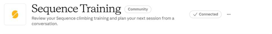 Sequence Training listed in the Claude directory